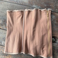Wonderfit Waist Cincher Corset Shapewear Large Nude Beige Zip Up Made Colombia Corset price