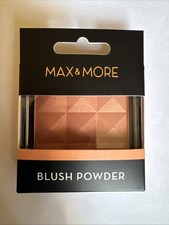 Shimmering Blush Powder .Peach Coral , Max & More Peachy Cheeks No.167. Blush price