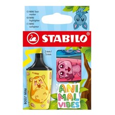 STABILO - Markeerstift - BOSS MINI - Animal Vibes - Etui met 3 kleuren Markeerstift price