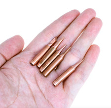5pcs 900M-T Pure Copper Soldering Iron Tip Lead-free Solder Tips Welding Head BG Solder & Soldering Iron price
