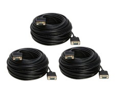 3-Pack- 100FT SVGA M/M 15 Pin Cable Display TV Video Projector PC Monitor Cord Projectorkabels price