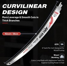 EZARC Japanese Teeth Arc Edge Reciprocating Saw Blade 380mm - 1 Piece Reciprocating Saw price
