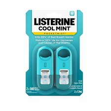 Listerine Cool Mint Pocketmist, Oral Care Mist for Fresh Breath - 2 Sprays Verzorgingssprays price