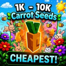 🌱Carrot Seeds | Grow a Garden 2 Roblox | 1K - 10K | Fast Delivery 🌱 Seeds price