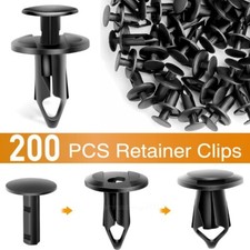200PCS 8mm Bumper Retainer Clips Auto Car Plastic Push Rivets Fastener Fender Rivet price