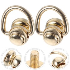 4Pcs Metal Buckles Studs Rivets D Rings Rivets Nail Rivet Screw Head Buttons Rivet price