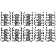 10 Pcs Flash Card Rings Plastic Book Leaf Binder Office Supplies Plastic kaartbenodigdheden price