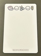 NEW TheCoffeeMonsterzCo Planner Supplies Plastic Washi Card TCMC Plastic kaartbenodigdheden price