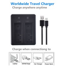USB Battery Charger for SJCAM SJ4000 SJ6000 SJ7000 SJCAM Qumox DX 288813 Camera Video camera Accessoires price