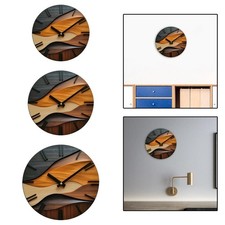 Wood Wall Clock Quiet Modern Round Silent Decorative Clock Wall Ornament for Decoratieve klok price