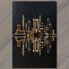 STICKER City Made From Screws Nuts Bolts Nails Hardware Reflection Strange Fun Screws, Nails, Noten price