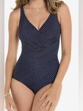 MiracleSuit Navy Oceanus One-Piece Swimsuit - 16 Swimsuit price