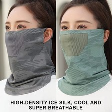 Sunscreen Face Mask Breathable Mesh Neck Gaiter Mask Scarf Ice Silk Outdoor Mask Neck Gaiter (Outdoor) price