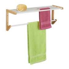 Handdoekrek muur Bamboe handdoekenrek Houten handdoekhouder 4 stangen 8 kg Handdoekrek price