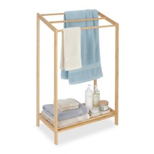Handdoekrek handdoekhouder handdoekstandaard handdoekenrek bamboe met plank Handdoekrek price