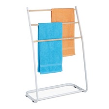 Handdoekrek staand  Handdoekhouder vrijstaand Handdoekladder met 3 armen Handdoekrek price