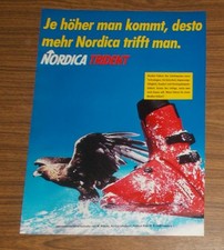 Seltene Werbung NORDICA TRIDENT Skistiefel - Adler 1984 Ski Laarzen price