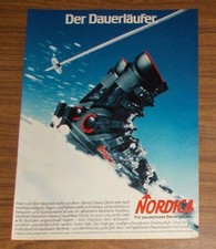 Seltene Werbung NORDICA Skistiefel - Der Dauerläufer 1981 Ski Laarzen price
