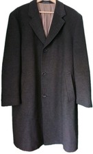 Greenwoods Mens Coat 44R Elite Long Black Wool Cashmere Blend Overcoat 44 R Heren overjas price