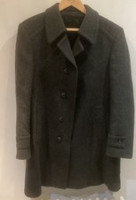 VARTEKS Mens Overcoat Eu 48, UK 38 grey, wool blend Heren overjas price