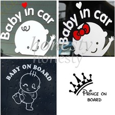 2PCS Baby on Board  Sticker Vinyl Decal Car Laptop Window Wall Bumper Decor Gift Muur Board price