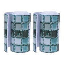 2 Rolls Plaid Border Sticker Wall Bulletin Board Strips for Classroom Muur Board price