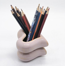 Heart Shaped Flower Pot Double-Layer Heart Shaped Pen Houder Sutable for Indoor Pen Houder price