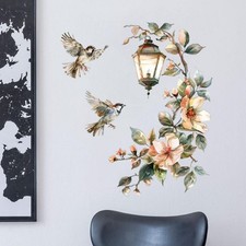 Flower Birds Wall Sticker PVC Wallpaper for Wall Corner Muur Sticker price