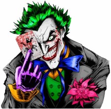 Joker Decal  ~  Vinyl Car Wall Sticker - Small to XLarge D2 Muur Sticker price