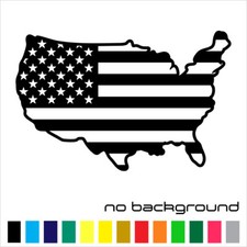 USA Map and Flag Sticker Vinyl Decal - US United States America Wall Car Window Muur Sticker price