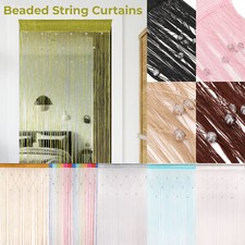Beaded String Curtain Door Fly Screen Room Divider Hanging Window Panel Net Baby Kamer Gordijn price
