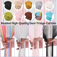 Shimmering Hanging String Curtain Panels Patio Door Fly Screen Room Divider Baby Kamer Gordijn price