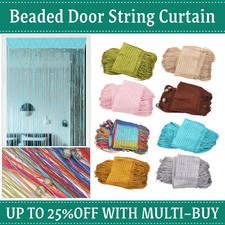 String Curtain Beaded Hanging Curtain Panels Door Fly Screen Room Divider Baby Kamer Gordijn price