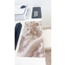 Beige Cloud Dragon Large Mouse Pad 23.6"x11.5" Anti-Slip Desk Decor Keyboard Mat Bureau mat price