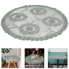 Lace Floral Embroidered Tablecloth Vintage Table Cover Protector For Baby Shower Tablecloth price