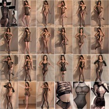 Women Lingerie Fishnet Body Stocking Dress Underwear Babydoll Sleepwear Bodysuit Body stocking price