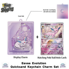 Pokemon TCG Chinese-Exclusive Eevee Pack Espeon Display Charm & Holo Card Set Kantoor Set price