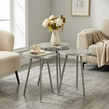 Portable and Sturdy Nesting Tables Set of 3 - Ideal for Living Room Use Nesting Tafels price