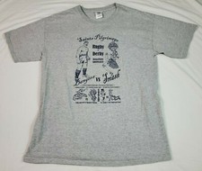 Rugby Bangers vs Derby Dames Greenville South Carolina T Shirt Large L Gray Dames T-shirt price