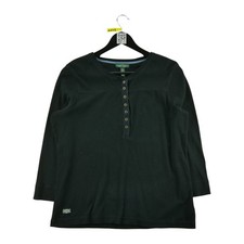 Lauren Ralph Lauren Lange mouwen zwarte dames T-shirt Maat XL #QWE1102 Dames T-shirt price