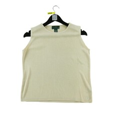 Lauren Ralph Lauren Mouwloos Dames T-shirt Beige Maat S #QWE1058 Dames T-shirt price
