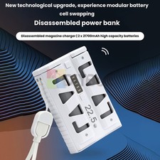 2* 21700 Battery Charger Box DIY Kits 22.5W Fast Charging Mobile Power Bank Case Chargers & Kits price