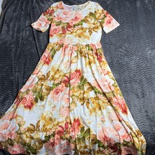 Sweet Salt Midi Dress Floral Rose Print Sz S Modest Clothing Pockets Cottagecore Modest Kleding price
