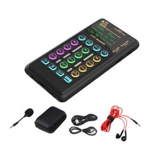 Live Stream Sound Card 3.5 Ports Professional Plug and Studio Equipment Studio- en podiumapparatuur price