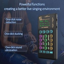 Live Stream Sound Card 3.5 Ports Professional Plug and Play Studio Equipment Studio- en podiumapparatuur price