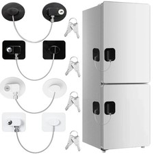 Refrigerator Freezer Door lock Baby Safety With keys Childproof for Cabinet UK Babykastslot price