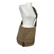 American Eagle Vintage Messenger Bag Mens Olive Green Canvas Y2K Crossbody Bag Heren Messenger Tas price