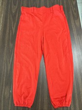 Mens Russell Athletic Softball/Baseball Pants Red Sz XL W Belt loops Deadstock Heren Riem price