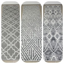 Grey Runner Rugs for Hallway | Entrance Hall Rug with Grey | Modern Trellis Rug Runner Rug price