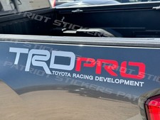 (2) 21" TRD PRO Bed Decals Stickers, Fits Toyota Tacoma, Tundra, 4Runner, Tundra Bed price